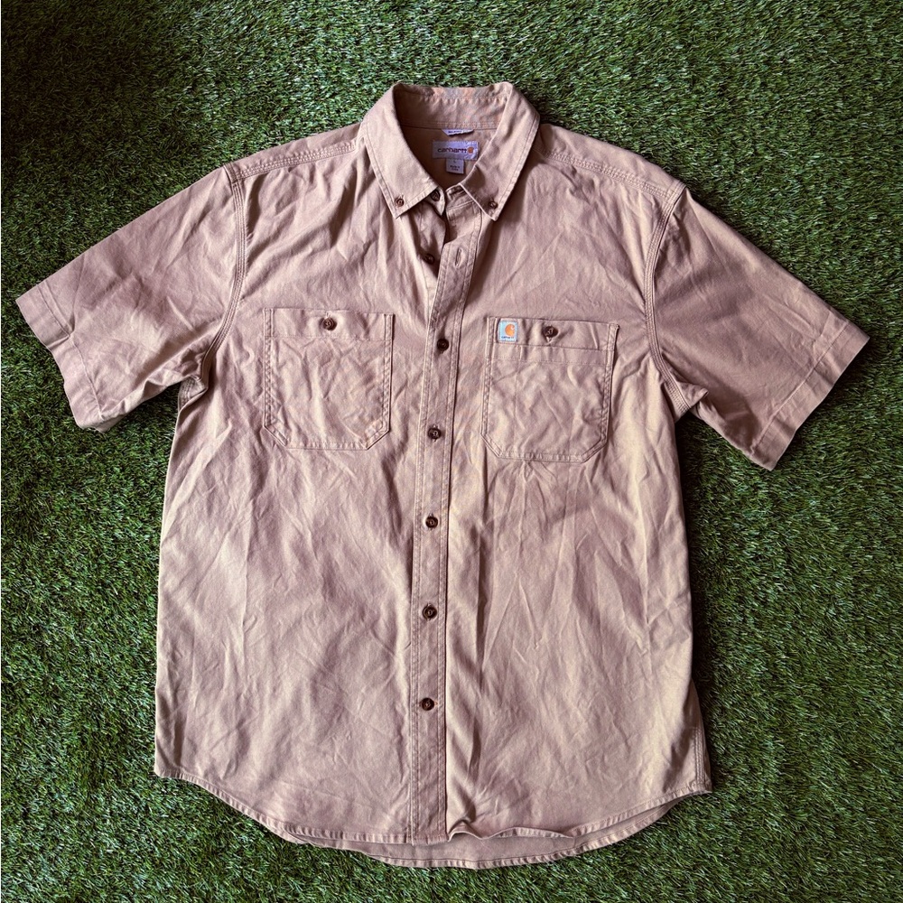 Carhartt Tan Button up
